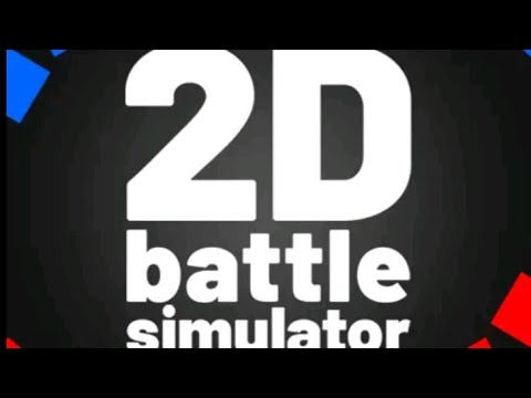 jogando a batalha dos instritos 2d battle simulator