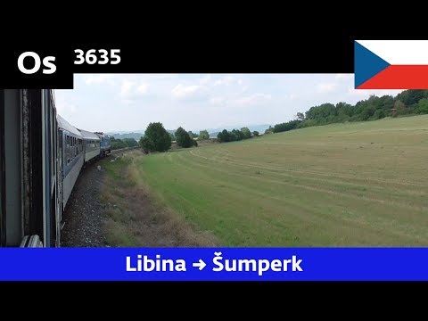 Jízda vlakem Os 3635 - 6.8.2015 [720p]