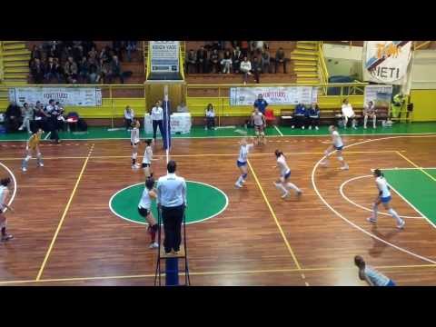 Rieti-Bastia, finale II set