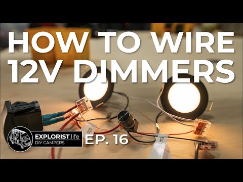 How to Wire 12V Dimmer Switches | Interior Van Lighting Made Easy!