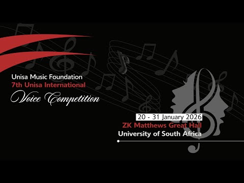 UNISA Music Foundation 7th International Voice Competition - JAZZ Final