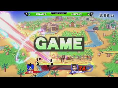 CCE:R - Tolgini (Sonic) Vs. Kimahri (Villager) - Pools - Smash 4