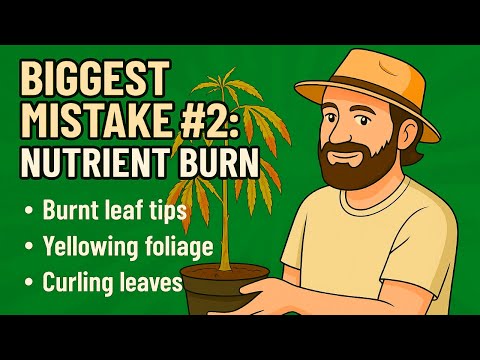 Nutrient Burn in Cannabis Plants: How to Spot It and Fix It FAST. An educational video.
