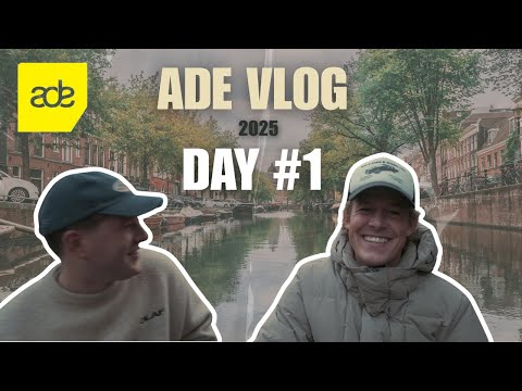 FIRST VLOG - ADE DAY #1 | Amsterdam Dance Event 2025 | Daily Life, Music & Good Vibes