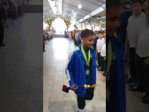 muy lindo detalle de parte de la escuela fray Bartolomé de las casas de juayua