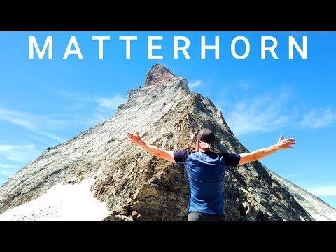 Wandern zur Hörnlihütte am MATTERHORN in Zermatt, Kanton Wallis, Schweiz