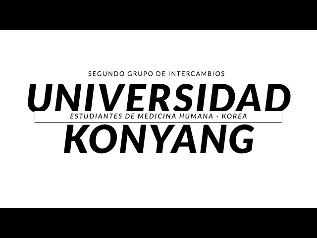 Konyang University vidéo #2