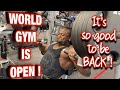 BACK IN THE GYM||FIRST CHEST WORK OUT l FT. DANA BAKER