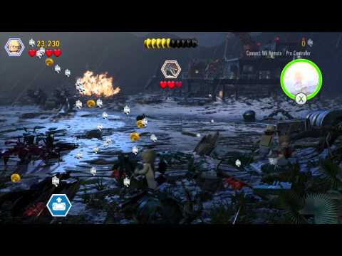 Lego Jurassic World pt.5 - The Bird Cage/ Ending (Jurassic Park 3 story) - Wii U gameplay