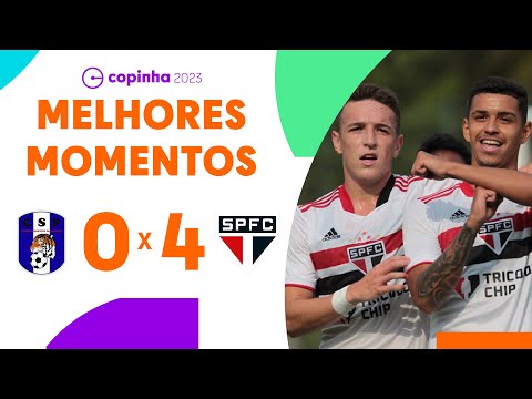 CSP-PB 0 X 4 SÃO PAULO | MELHORES MOMENTOS | 2ª RODADA | PRIMEIRA FASE | COPINHA 2023