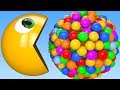 Learn Colors With PACMAN And Farm Lollipop Twinkle Twinkle Little Star Street Vehicle For Kid