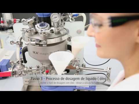 Planta de processo IKA magic PLANT: Produção de maionese com 67% de óleo