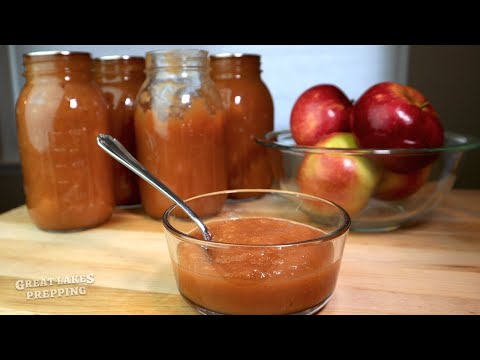 Canning Sweet Cinnamon Applesauce - How to Make & Process Applesauce from Scratch