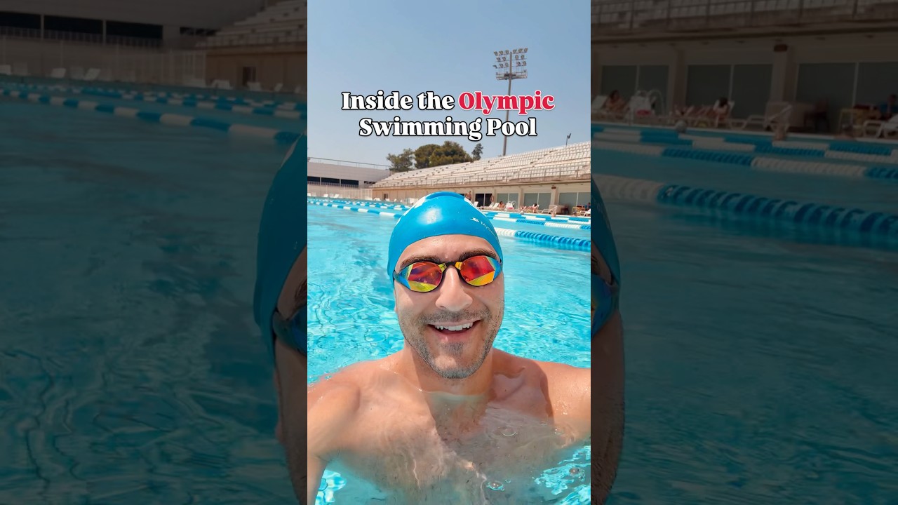 Inside the Olympic Swimming Pool 🏅