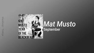 Mat Musto - September