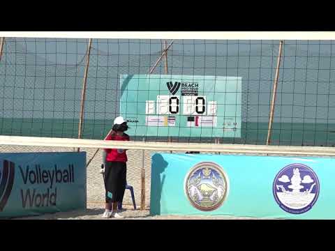 Volleyball World Beach Pro Tour Futures Songkhla รอบก่อนรองชนะเลิศ 16- 04- 65