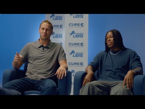 Eric Poe sits down with Jared Goff & Jahmyr Gibbs