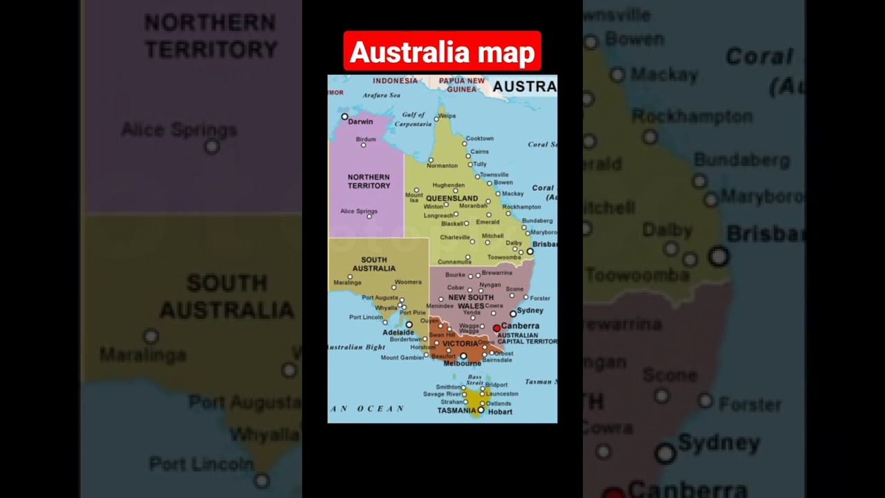 AUSTRALIA Political Map