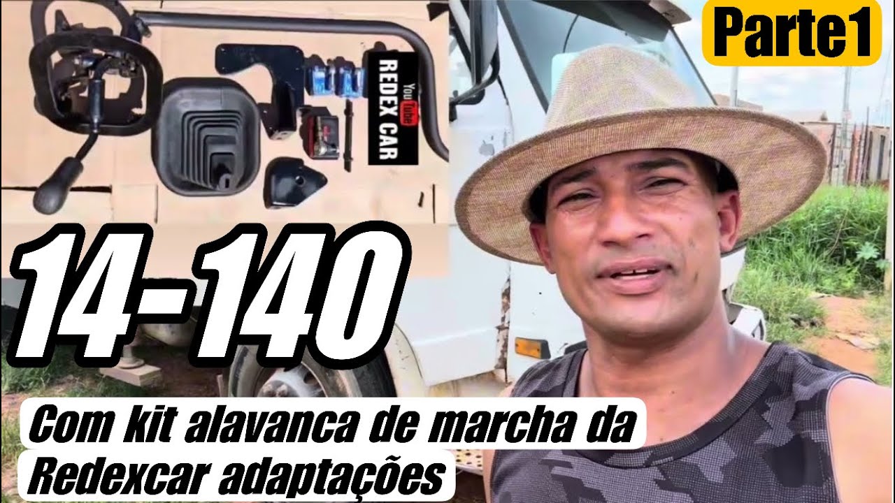 14-140 vw com kit alavanca da Redexcar adaptações parte 1