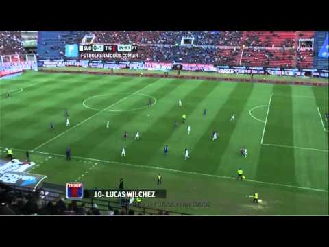 Gol de Wilchez. San Lorenzo 0 - Tigre 1. Fecha 10. Primera División 2014. FPT