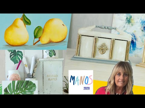 ManosalaObraTv 2020 Programa 5 - Pintura Decorativa - Pintar Frutas - Decoupage
