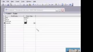 Pravljenje baze podataka