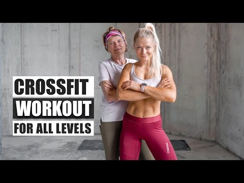 WORKOUT OF THE DAY | CROSSFIT, HIIT AT HOME | For Beginners & Advanced Athletes!
