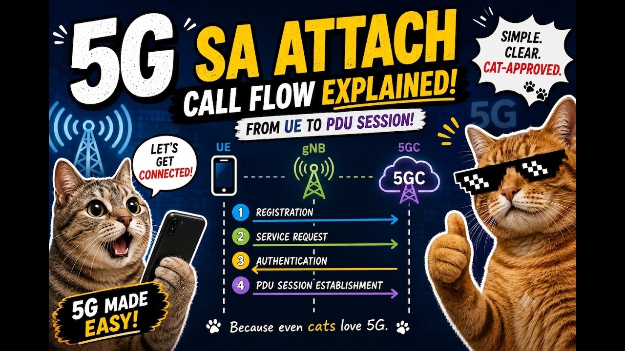 5G SA Call Flow Video