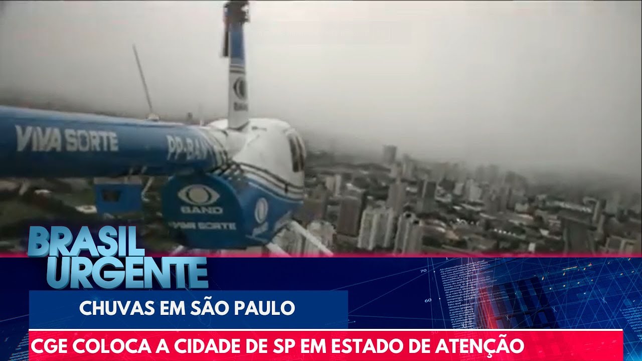CGE coloca a cidade de São Paulo em estado de atenção | Brasil Urgente