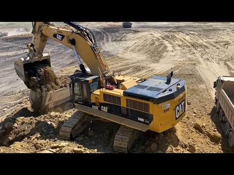 Caterpillar 390D Excavator Loading Trucks - Interkat SA