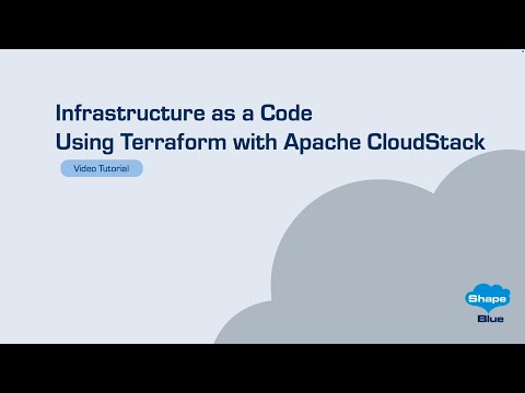 Infrastructure as a Code Using Terraform with Apache CloudStack