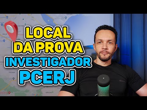 Local da prova de Investigador de Polícia Civil RJ - PCERJ