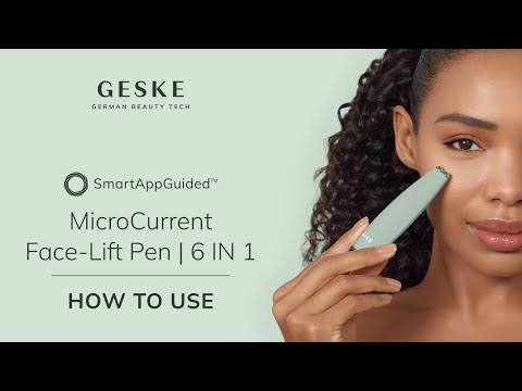 Мікрострумова ручка для підтяжки обличчя Geske MicroCurrent Face-Lift Pen 6 в 1 Magenta (GK000013MG01)