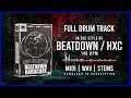 FULL DRUM TRACK IN THE STYLE OF BEATDOWN HXC 140BPM