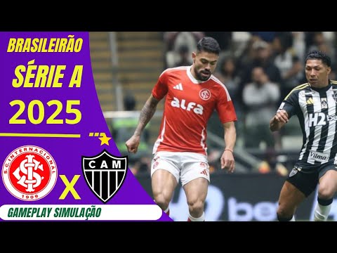 INTERNACIONAL 0X0 ATLÉTICO-MG MELHORES MOMENTOS BRASILEIRÃO SÉRIE A HOJE SIMULAÇÃO NO PES 21