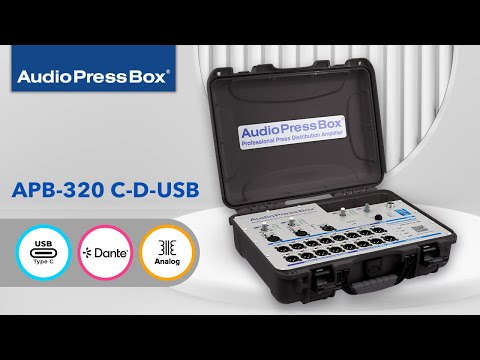 Активный портативный аудио-сплиттер (пресс-бокс) AudioPressBox APB-320 C-D-USB