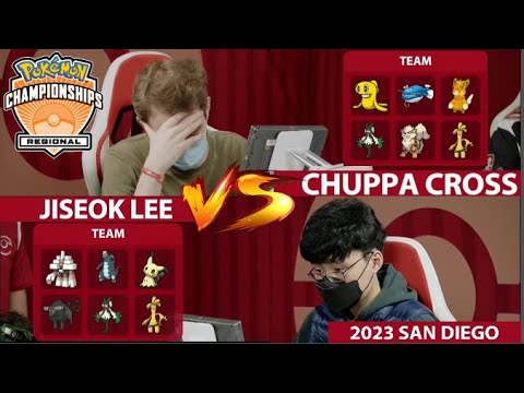 Pokémon VGC Masters Finals Chuppa Cross vs Jiseok Lee 2023 Pokémon San Diego Regional Championship 🏆