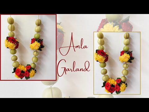 Crafting a Sacred Garland with Roses, Amla and Tulasi