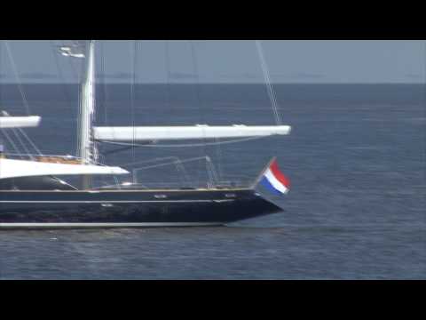 Test run Twizzle 57.5m. (188.64') Performance Cruising Ketch by Dubois