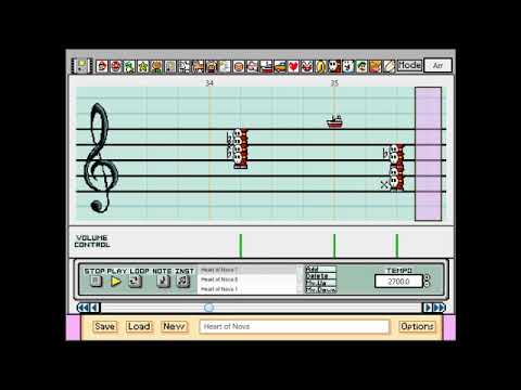 Heart of Nova (Kirby Super Star) - Mario Paint (REUPLOAD)