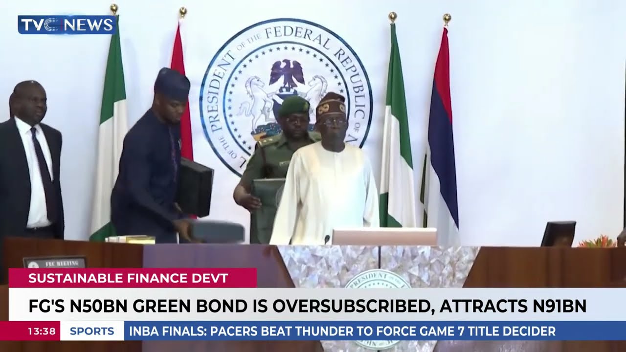 FG's N50BN Green Bond Is Oversubscribed, Attracts N91BN