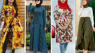 Top beautiful designer dress of 2020/Teenage Modern dress collections/hijab dress outfits