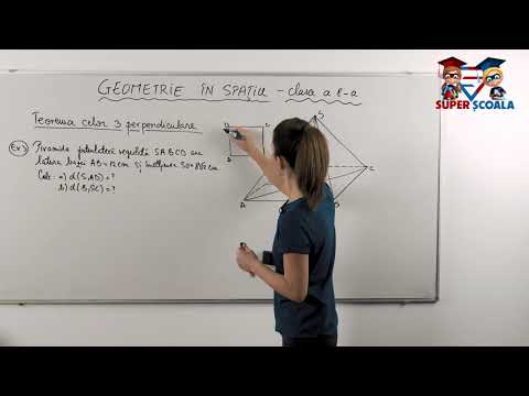 Clasa a VIII-a - Teorema celor 3 perpendiculare