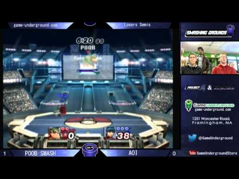 Project M, Smashing Grounds 6: Poob (Donkey Kong) vs AOI (Falco, Marth)