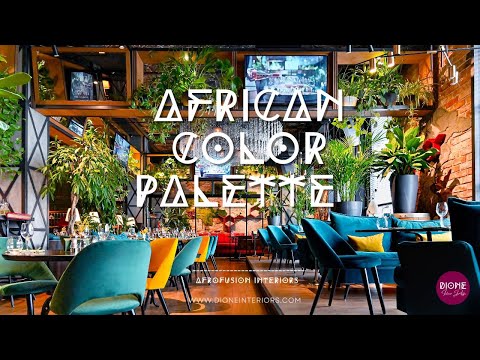 AFRICAN DECOR | AFRICAN COLOR PALETTE | COLORS OF AFRICA