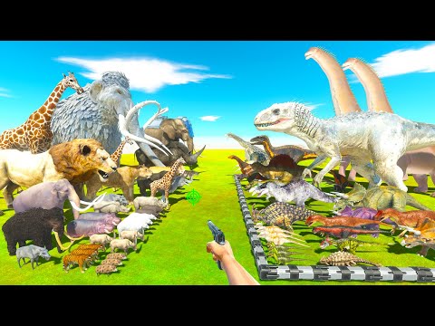 Fps Avatar Rescues Dinosaurs and Fights Ice Age Animals - Animal Revolt Battle Simulator