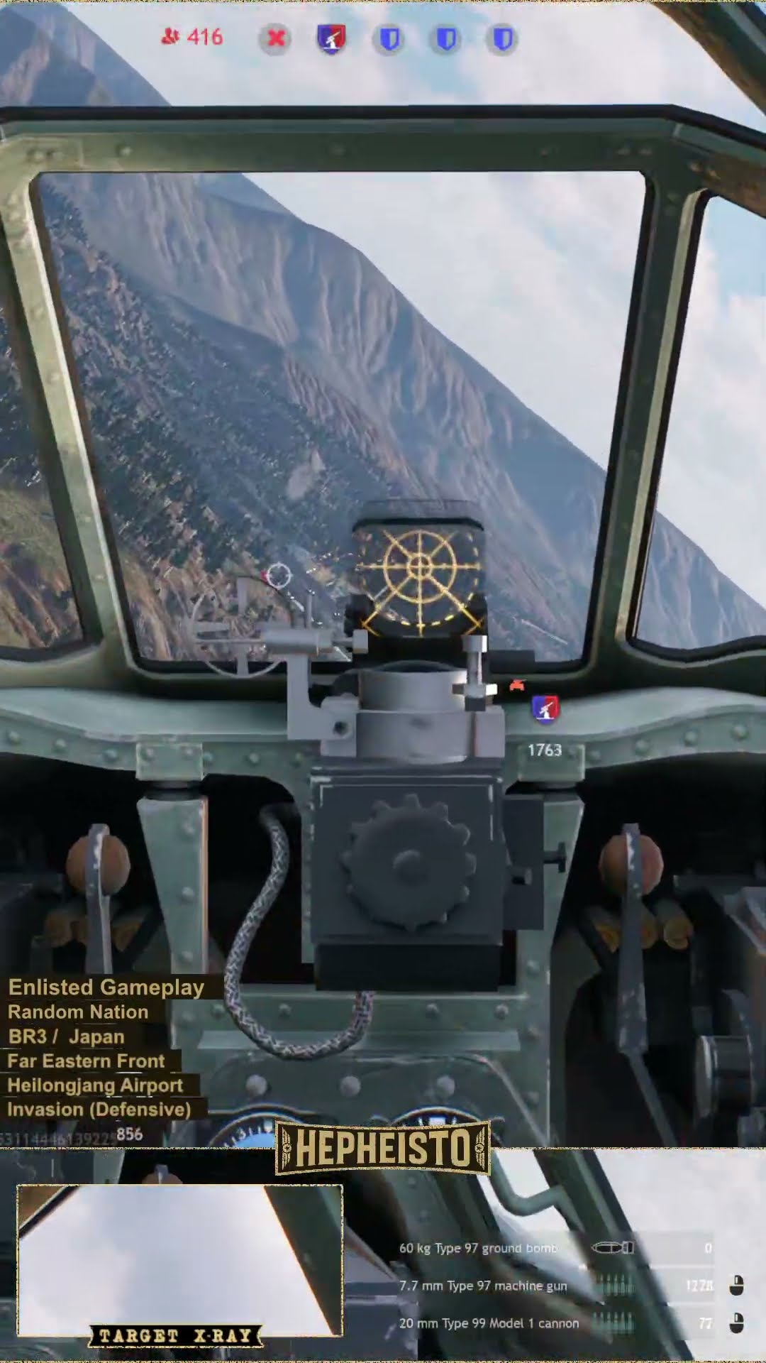 Pilot eliminates YaK-7b with 7.7mm machine gun