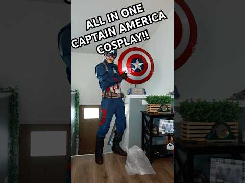 THE ALL IN ONE CAPTAIN AMERICA COSPLAY #marvel #captainamerica #cosplay #unboxing #cosplayer #shorts