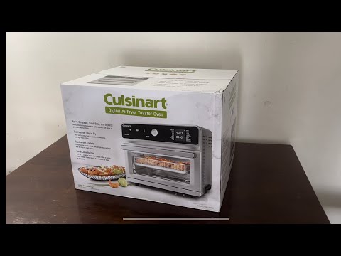 Unboxing Cuisinart Digital Airfryer Toaster Oven - with Review