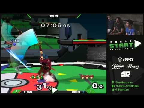 Press Start Day 1 - Pools: Mevan (Falco) vs Liquid`Ken (Marth)